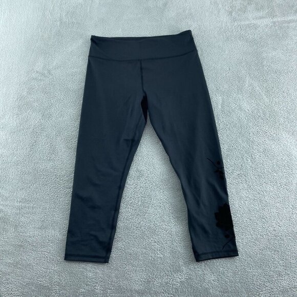 Zyia Active Leggings Floral Design High-Waist Blend For Women Size 20 4791 - Picture 1 of 11